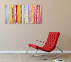 Handgemaltes Gemälde 'Line it up' 120x60cm | inkl. Echtheitszertifikat