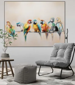 Handgemaltes Gemälde 'Little Family' 120x90cm | inkl. Echtheitszertifikat