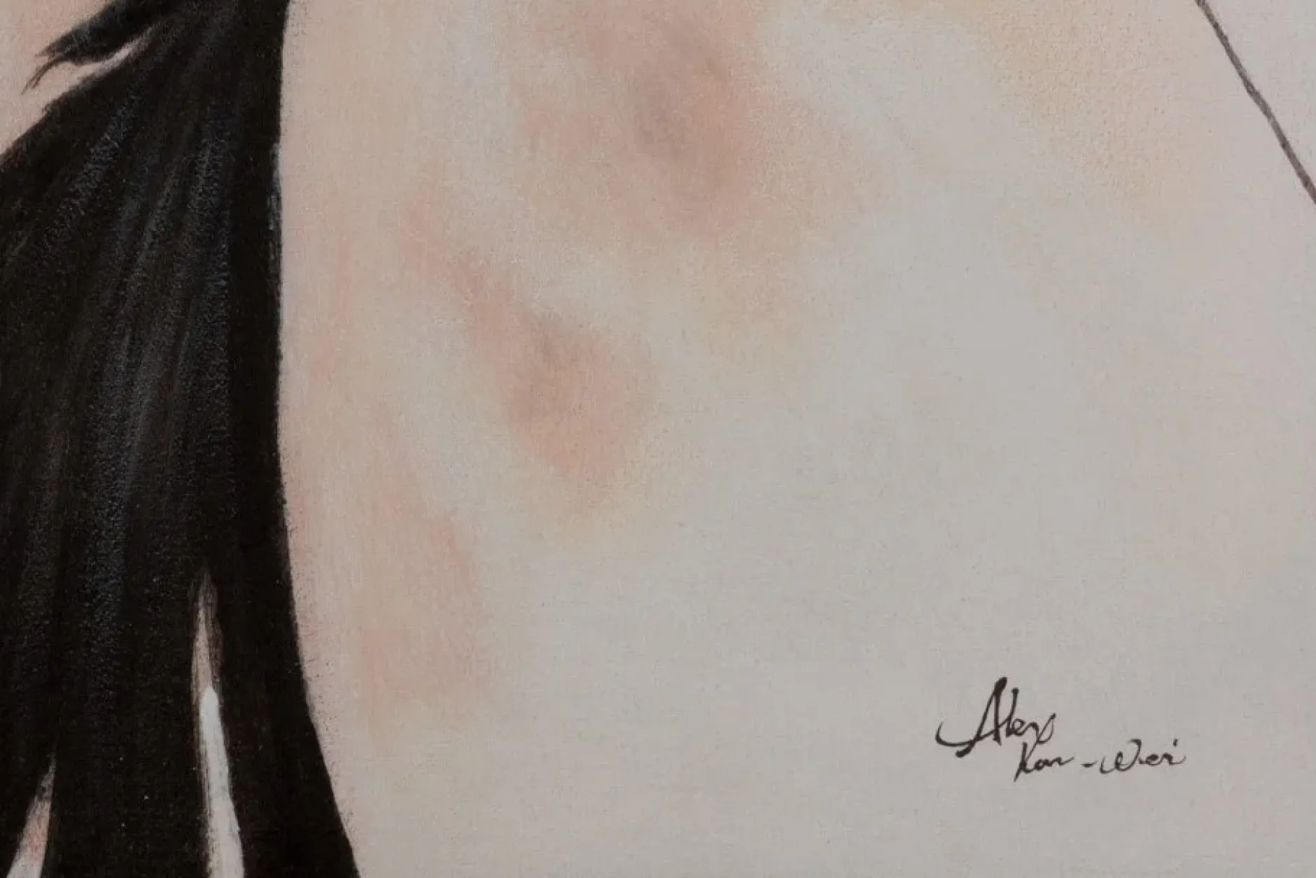 Handgemaltes Gemälde 'Lost in Thoughts' 70x100cm | inkl. Echtheitszertifikat