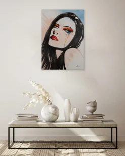 Handgemaltes Gemälde 'Lost in Thoughts' 70x100cm | inkl. Echtheitszertifikat