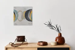 Handgemaltes Gemälde 'Lunar Phases' 40x40cm | inkl. Echtheitszertifikat