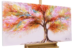 Handgemaltes Gemälde 'Magic Blossom Tree' 120x60cm | inkl. Echtheitszertifikat