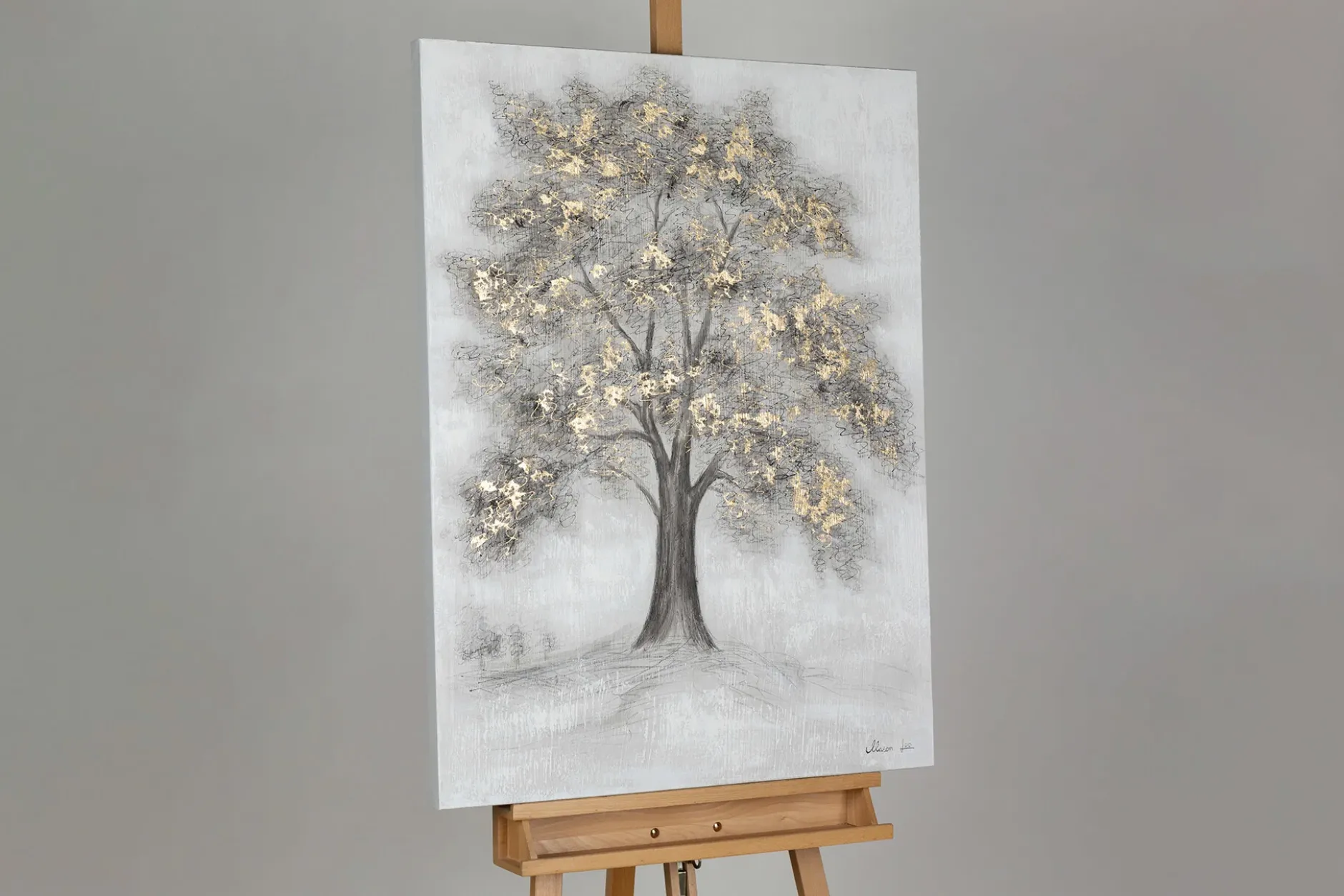 Handgemaltes Gemälde 'Magic Tree' 75x100cm | inkl. Echtheitszertifikat