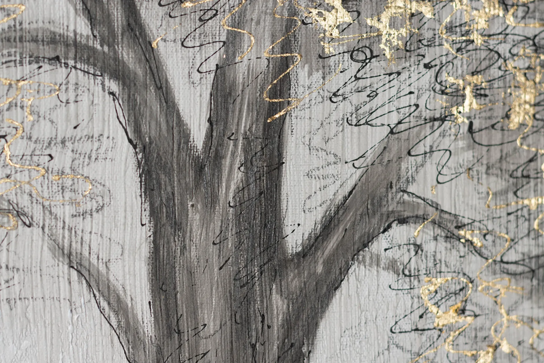Handgemaltes Gemälde 'Magic Tree' 75x100cm | inkl. Echtheitszertifikat