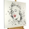 Handgemaltes Gemälde 'Marilyn Monroe' 80x80cm | inkl. Echtheitszertifikat