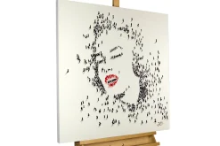 Handgemaltes Gemälde 'Marilyn Monroe' 80x80cm | inkl. Echtheitszertifikat