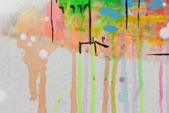 Handgemaltes Gemälde 'Marseille Skyline Silhouette' 120x60cm | inkl. Echtheitszertifikat
