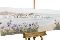 Handgemaltes Gemälde 'Mediterraner Traum' 150x50cm | inkl. Echtheitszertifikat