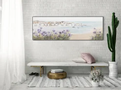 Handgemaltes Gemälde 'Mediterraner Traum' 150x50cm | inkl. Echtheitszertifikat