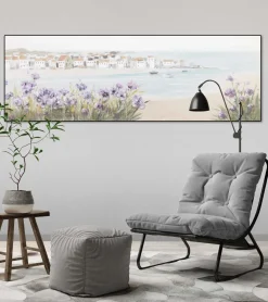 Handgemaltes Gemälde 'Mediterraner Traum' 150x50cm | inkl. Echtheitszertifikat