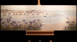 Handgemaltes Gemälde 'Mediterraner Traum' 150x50cm | inkl. Echtheitszertifikat