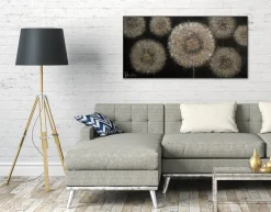 Handgemaltes Gemälde 'Meer aus Pusteblumen' 120x60cm | inkl. Echtheitszertifikat