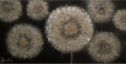 Handgemaltes Gemälde 'Meer aus Pusteblumen' 120x60cm | inkl. Echtheitszertifikat