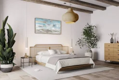 Handgemaltes Gemälde 'Meeresbrandung im Morgendunst' 140x70cm | inkl. Echtheitszertifikat