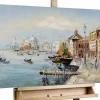 Handgemaltes Gemälde 'Mein Traum von Venedig' 100x50cm | inkl. Echtheitszertifikat