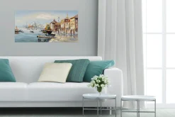 Handgemaltes Gemälde 'Mein Traum von Venedig' 100x50cm | inkl. Echtheitszertifikat