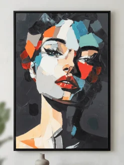 Handgemaltes Gemälde 'Midnight Muse' 60x90cm | inkl. Echtheitszertifikat