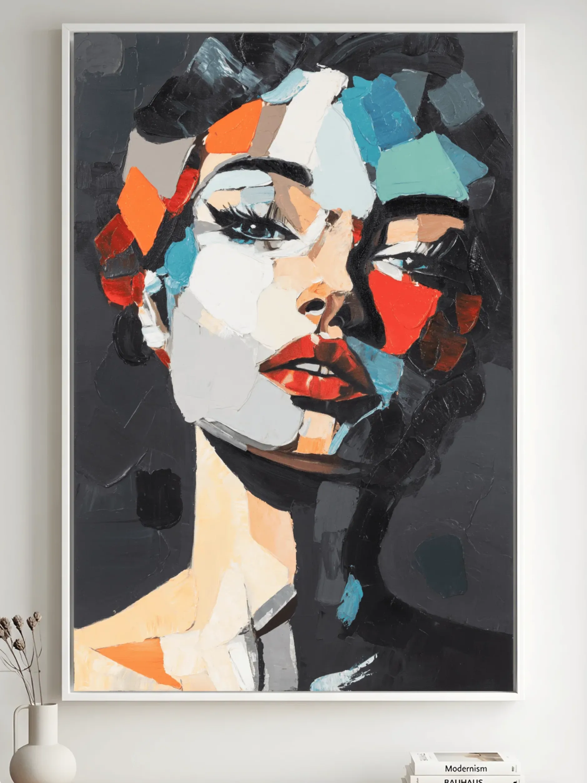 Handgemaltes Gemälde 'Midnight Muse' 60x90cm | inkl. Echtheitszertifikat