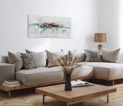 Handgemaltes Gemälde 'Mirage' 120x60cm | inkl. Echtheitszertifikat