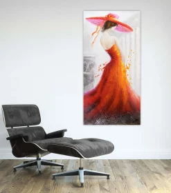 Handgemaltes Gemälde 'Miss Jones' 60x120cm | inkl. Echtheitszertifikat