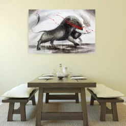 Handgemaltes Gemälde 'Mit Ehre und Stolz' 120x80cm | inkl. Echtheitszertifikat