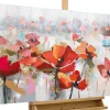 Handgemaltes Gemälde 'Mohnblumenmeer' 120x60cm | inkl. Echtheitszertifikat