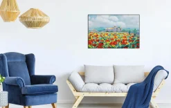 Handgemaltes Gemälde 'Mohnblumenzeit' 93x63cm | inkl. Echtheitszertifikat