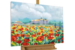 Handgemaltes Gemälde 'Mohnblumenzeit' 93x63cm | inkl. Echtheitszertifikat