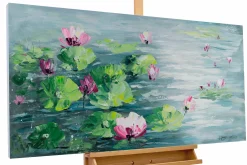 Handgemaltes Gemälde 'Monet's Impressions' 120x60cm | inkl. Echtheitszertifikat