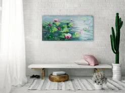 Handgemaltes Gemälde 'Monet's Impressions' 120x60cm | inkl. Echtheitszertifikat