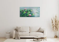 Handgemaltes Gemälde 'Monet's Impressions' 120x60cm | inkl. Echtheitszertifikat