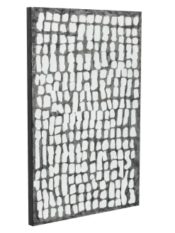 Handgemaltes Gemälde 'Monochrome Rhythm' 60x90cm | inkl. Echtheitszertifikat