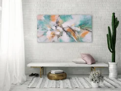 Handgemaltes Gemälde 'Mosaik der Natur' 120x60cm | inkl. Echtheitszertifikat