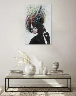 Handgemaltes Gemälde 'Musical Energy' 60x90cm | inkl. Echtheitszertifikat