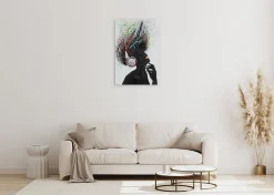 Handgemaltes Gemälde 'Musical Energy' 60x90cm | inkl. Echtheitszertifikat
