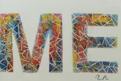 Handgemaltes Gemälde 'My Happy Place' 120x40cm | inkl. Echtheitszertifikat