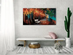 Handgemaltes Gemälde 'Mysteries of the Night' 120x60cm | inkl. Echtheitszertifikat