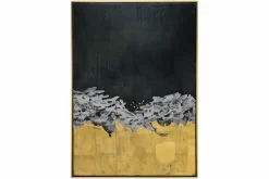 Handgemaltes Gemälde 'Nächtliches Gewitter' 77,5x102,5cm | inkl. Echtheitszertifikat