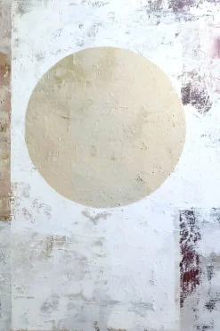 Handgemaltes Gemälde 'Neutrale Sonne' | Echtheitszertifikat inklusive