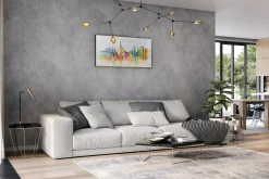 Handgemaltes Gemälde 'New York Skyline Silhouette' 120x60cm | inkl. Echtheitszertifikat