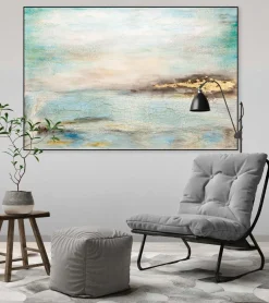 Handgemaltes Gemälde 'Nuancen des Himmels' 120x80cm | inkl. Echtheitszertifikat