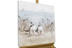 Handgemaltes Gemälde 'Nur im Doppelpack' 60x60cm | inkl. Echtheitszertifikat