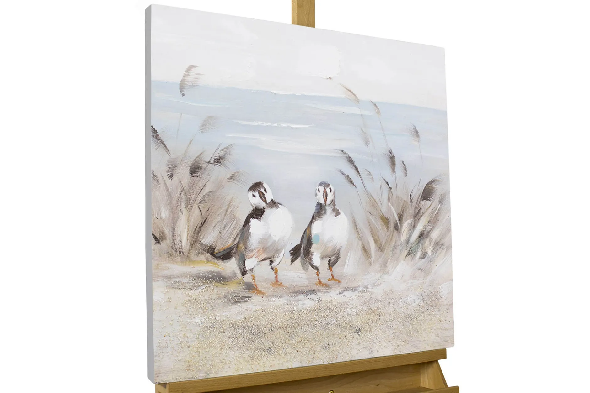 Handgemaltes Gemälde 'Nur im Doppelpack' 60x60cm | inkl. Echtheitszertifikat