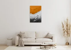 Handgemaltes Gemälde 'Orange Evening' 60x90cm | inkl. Echtheitszertifikat