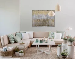 Handgemaltes Gemälde 'Oro y Plata' 100x75cm | inkl. Echtheitszertifikat