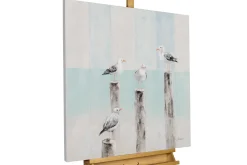 Handgemaltes Gemälde 'Ostseesehnsucht' 80x80cm | inkl. Echtheitszertifikat