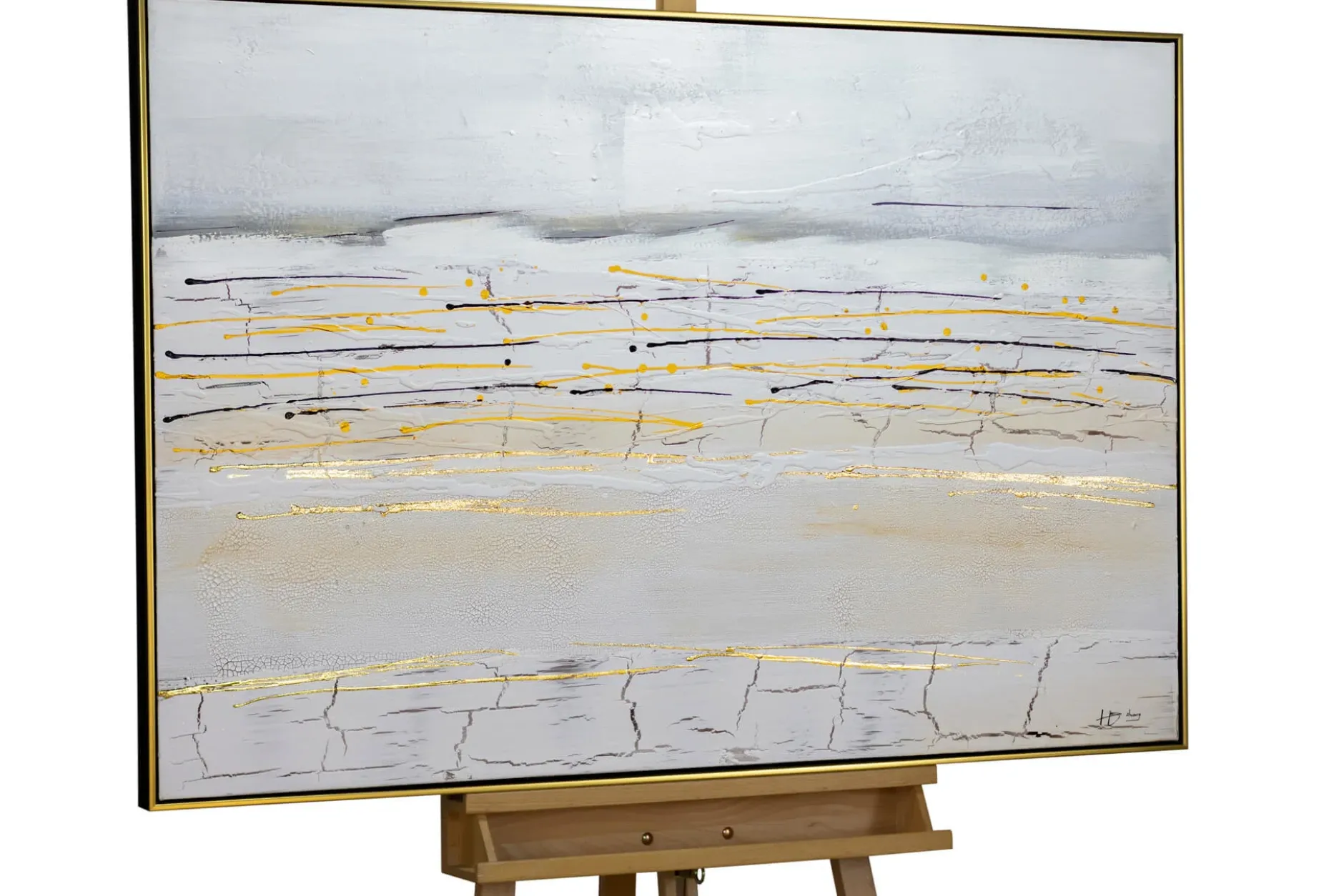 Handgemaltes Gemälde 'Ozean der Sehnsucht' 122,5x82,5cm | inkl. Echtheitszertifikat