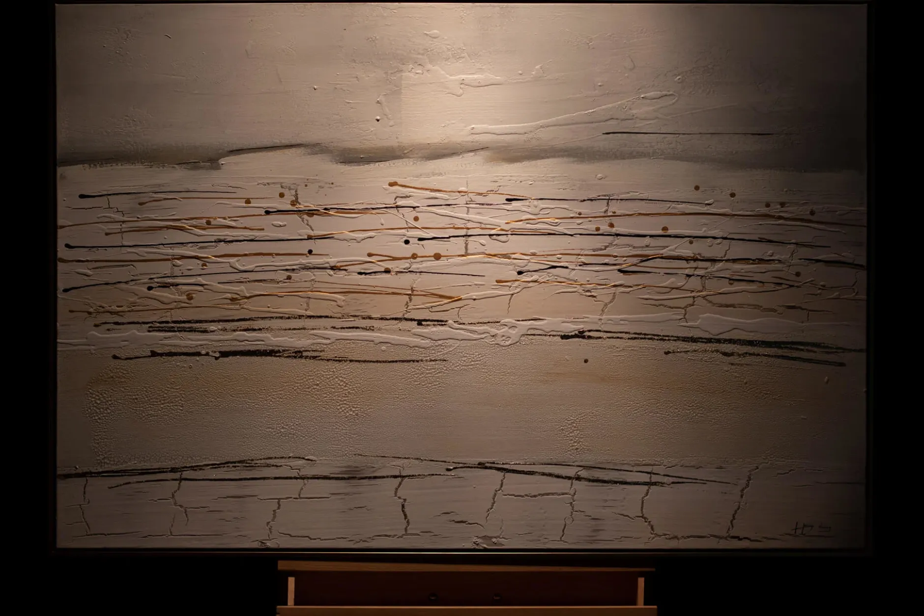 Handgemaltes Gemälde 'Ozean der Sehnsucht' 122,5x82,5cm | inkl. Echtheitszertifikat