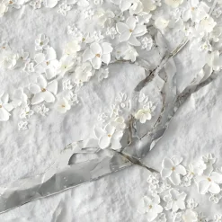 Handgemaltes Gemälde 'Pale Branches' 90x60cm | inkl. Echtheitszertifikat