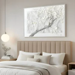 Handgemaltes Gemälde 'Pale Branches' 90x60cm | inkl. Echtheitszertifikat